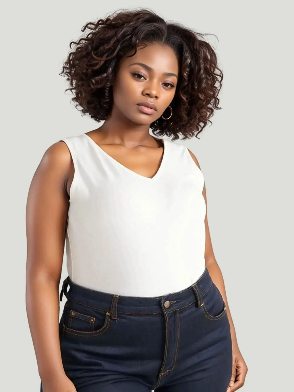 Universal Standard Universal Standard Double V Tank in 6-8 (2XS) - Top | Queen Anna House of Fashion Women's Luxury Fashion