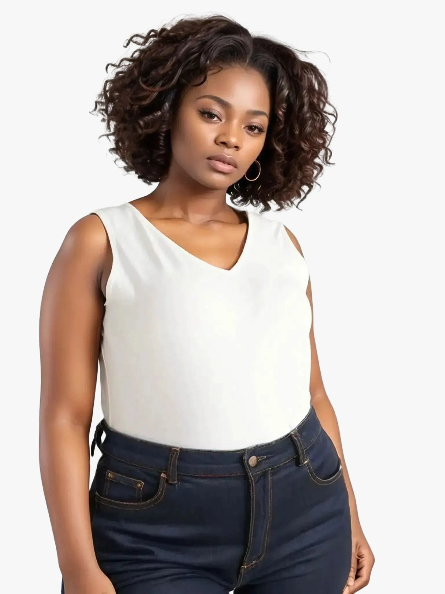 Universal Standard Universal Standard Double V Tank in 6-8 (2XS) - Top | Queen Anna House of Fashion Women's Luxury Fashion