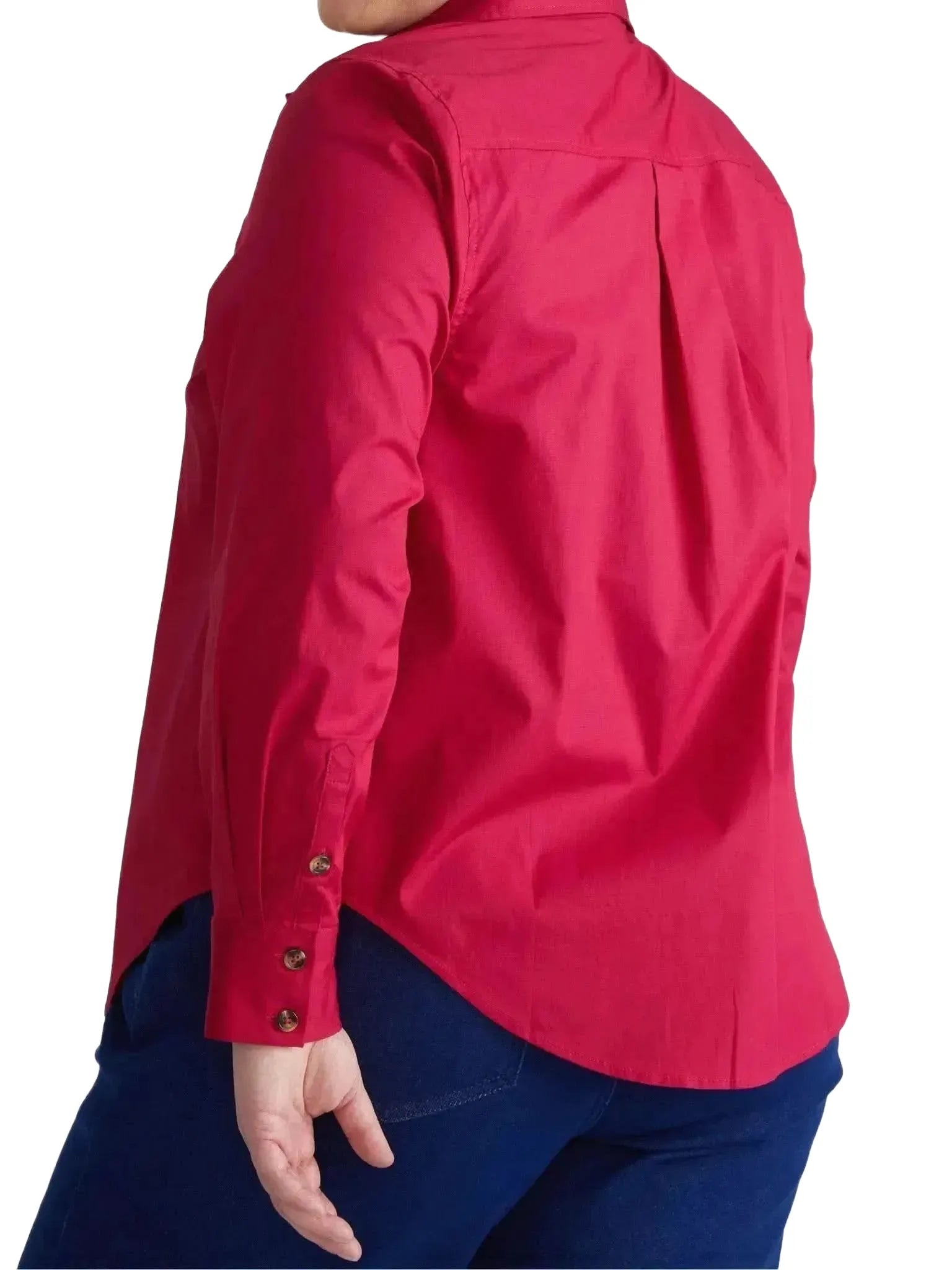 Universal Standard Universal Standard Elbe Stretch Poplin Shirt in 2-4 (3XS) - Top | Queen Anna House of Fashion Women's Luxury Fashion