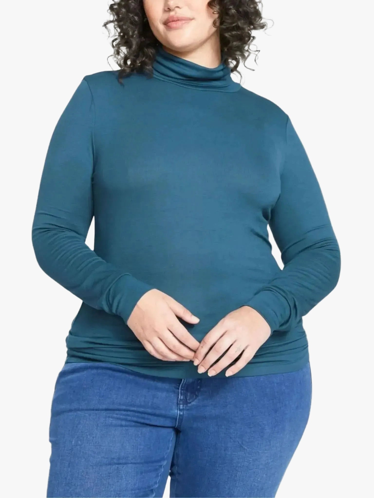 Universal Standard Universal Standard Foundation Turtleneck in 2-4 (3XS) - Top | Queen Anna House of Fashion Women's Luxury Fashion