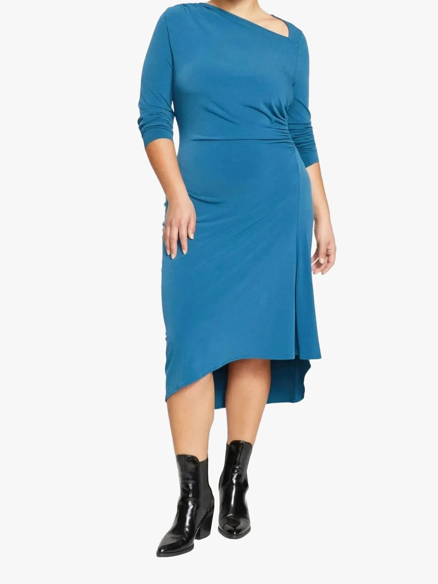 Universal Standard Universal Standard Jersey Cinched Dress in 2-4 (3XS) - Dress | Queen Anna House of Fashion Women's Luxury Fashion