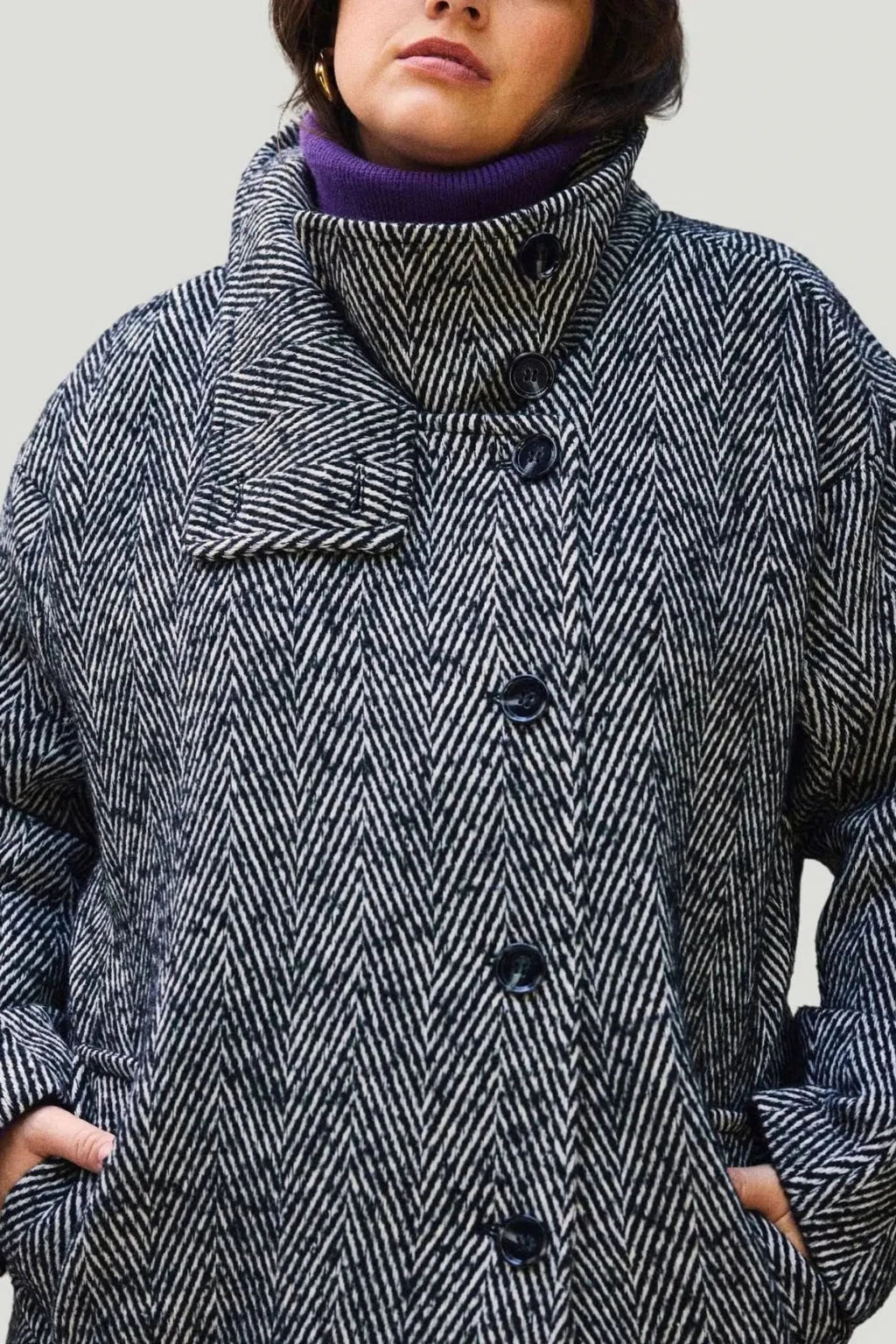 Universal Standard Universal Standard Marlo Cocoon Coat in 2-4 (3XS) - Outerwear | Queen Anna House of Fashion Women's Luxury Fashion