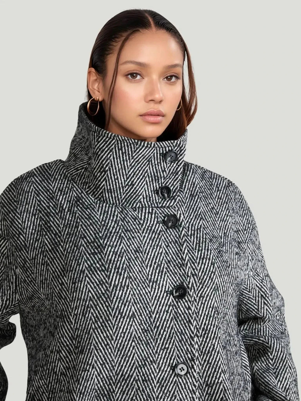 Universal Standard Universal Standard Marlo Cocoon Coat in 2-4 (3XS) - Outerwear | Queen Anna House of Fashion Women's Luxury Fashion