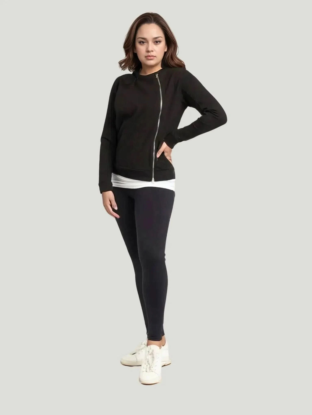 Universal Standard Universal Standard Meridian Zip Pullover in 6-8 (2XS) - Top | Queen Anna House of Fashion Women's Luxury Fashion