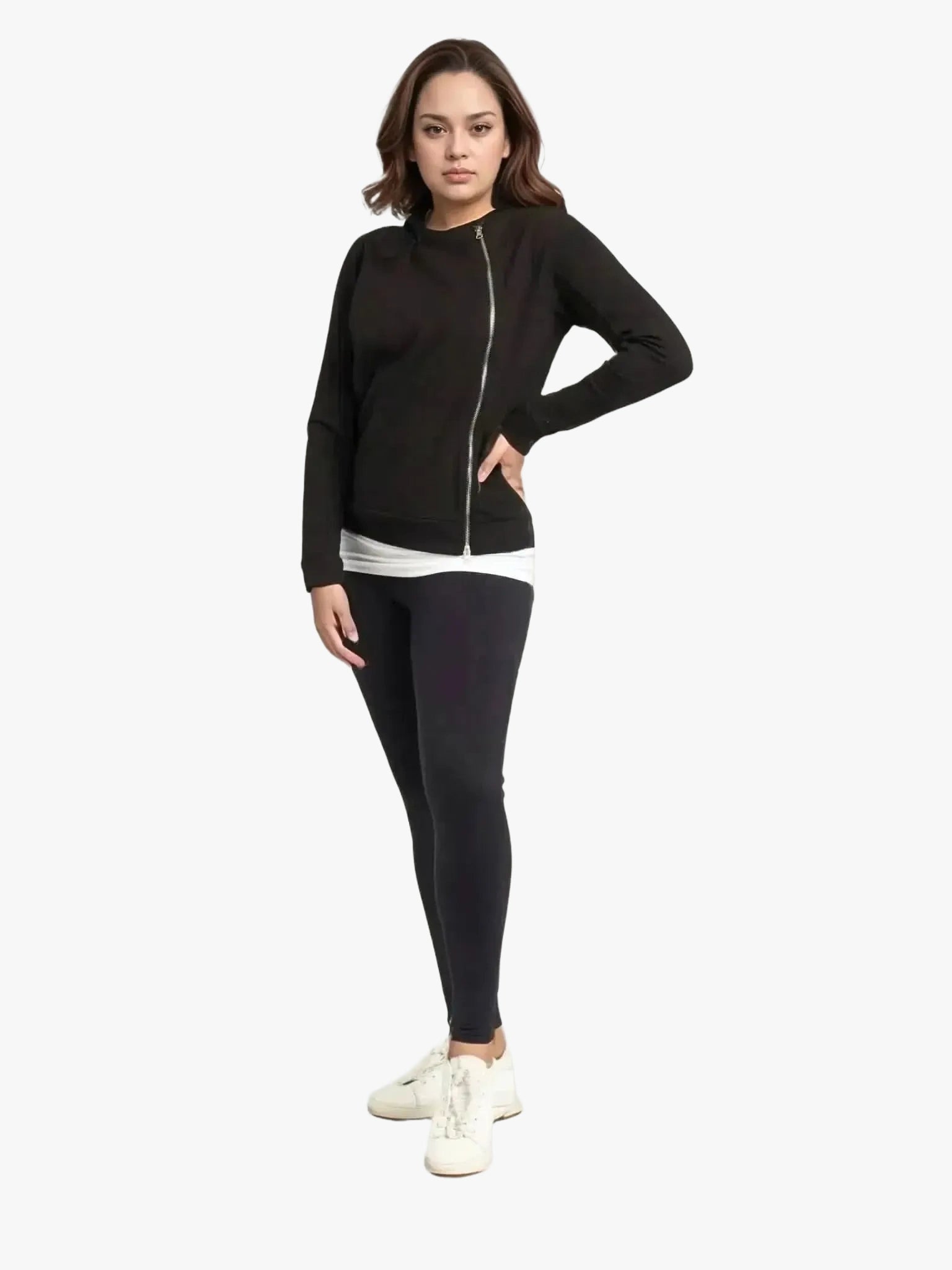 Universal Standard Universal Standard Meridian Zip Pullover in 6-8 (2XS) - Top | Queen Anna House of Fashion Women's Luxury Fashion