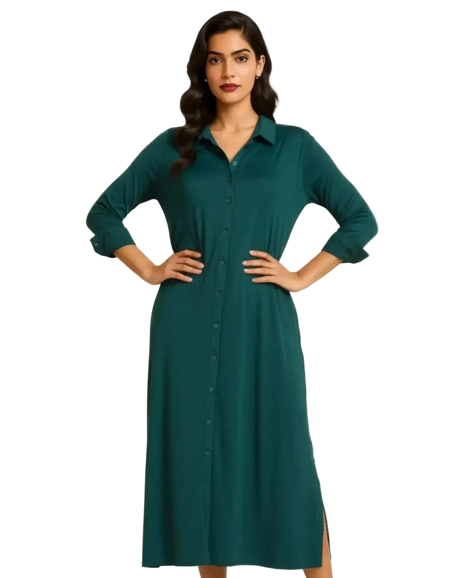 Universal Standard Universal Standard Sally Liquid Jersey Shirt Dress in 10-12 (XS) - Dress | Queen Anna House of Fashion Women's Luxury Fashion