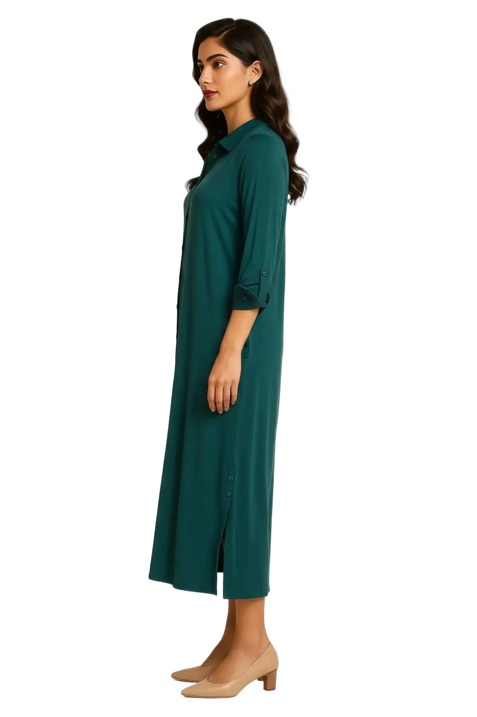 Universal Standard Universal Standard Sally Liquid Jersey Shirt Dress in 10-12 (XS) - Dress | Queen Anna House of Fashion Women's Luxury Fashion