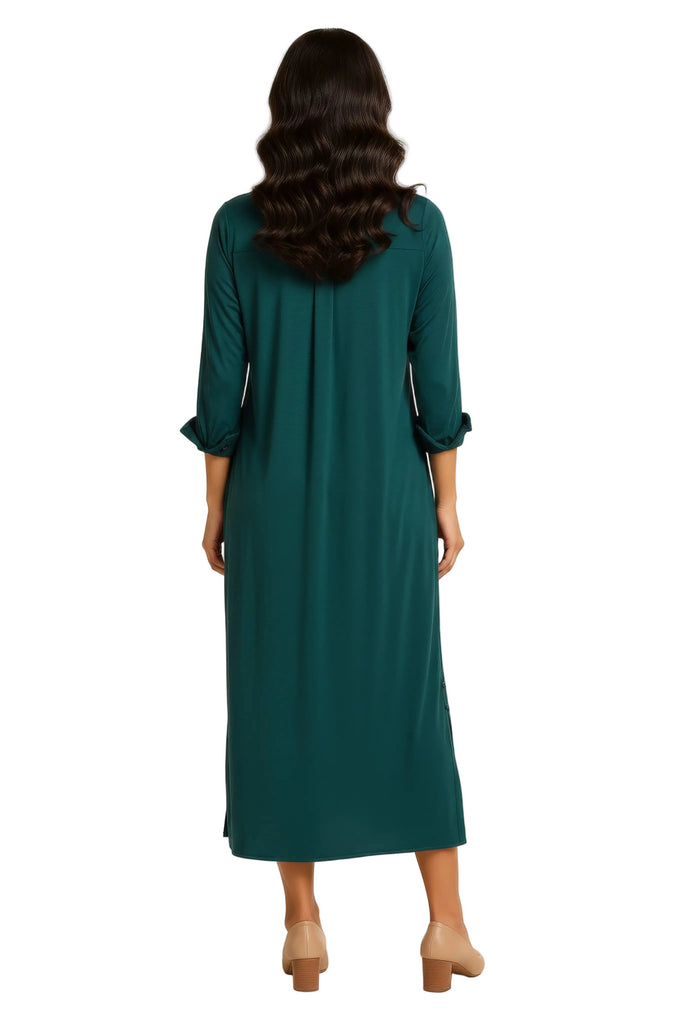 Universal Standard Universal Standard Sally Liquid Jersey Shirt Dress in 10-12 (XS) - Dress | Queen Anna House of Fashion Women's Luxury Fashion