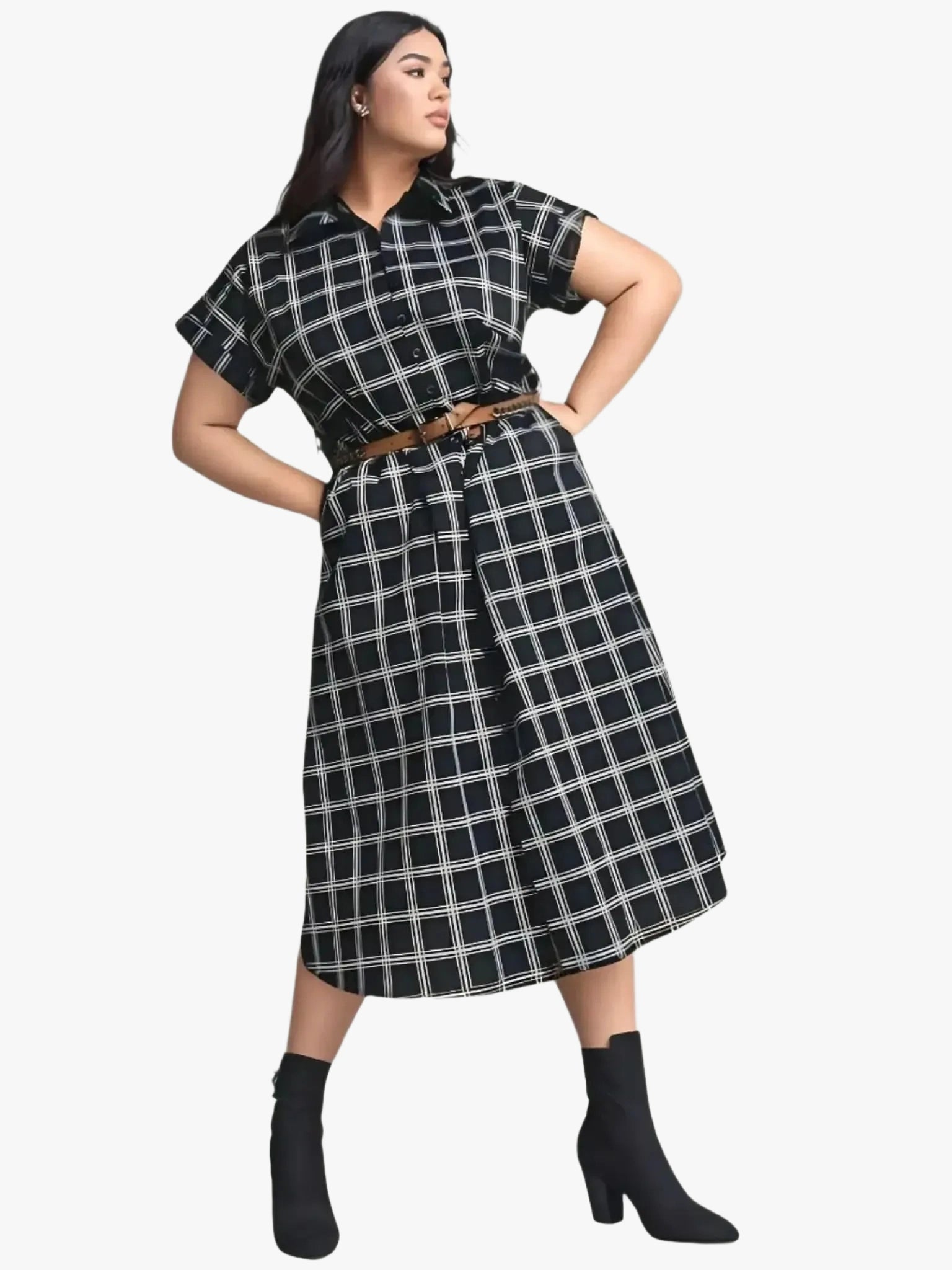 Universal Standard Universal Standard Sandy Stretch Poplin Shirtdress in 2-4 (3XS) - Dress | Queen Anna House of Fashion Women's Luxury Fashion