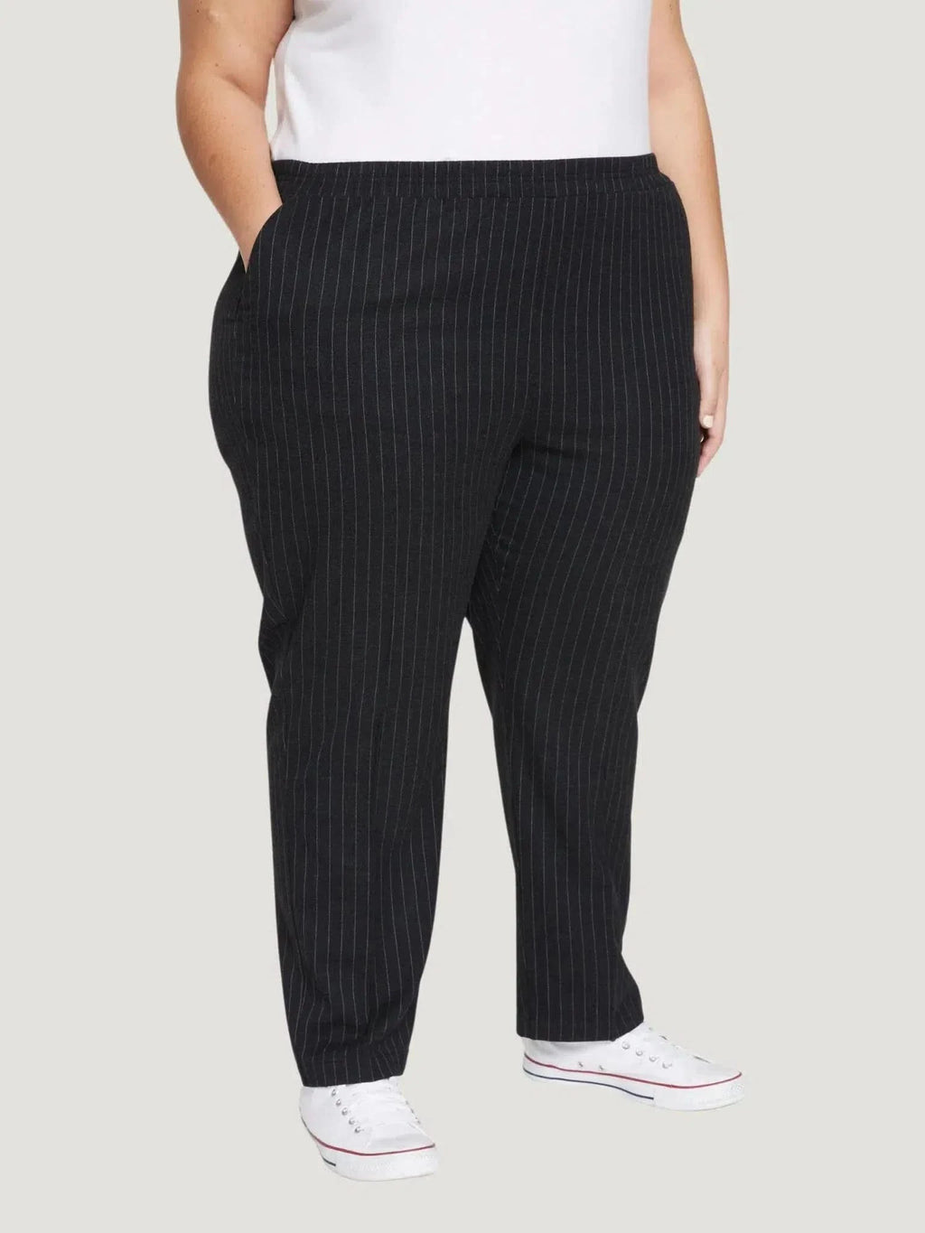 Universal Standard Universal Standard The Pinstripe Pant in 6-8 (2XS) - Bottom | Queen Anna House of Fashion Women's Luxury Fashion