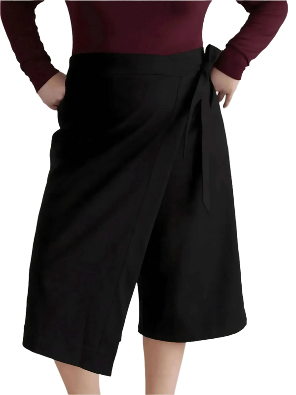 Universal Standard Universal Standard Villa Linen Wrap Culottes in 18-20 (M) - Bottom | Queen Anna House of Fashion Women's Luxury Fashion