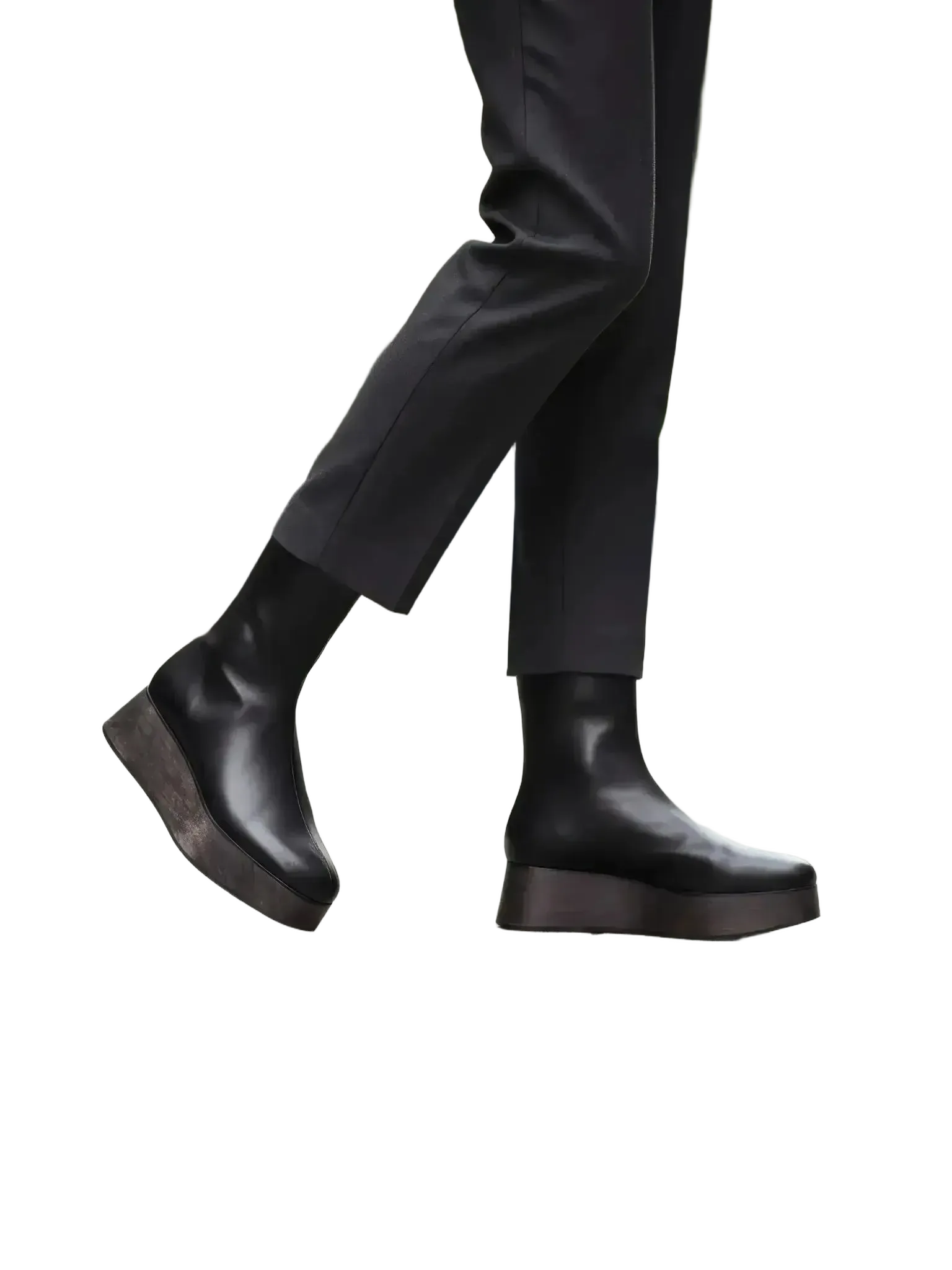 UTILITARIAN UTILITARIAN Nous Wooden Platform Boot in 36 - Shoes | Queen Anna House of Fashion Women's Luxury Fashion