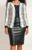 Walter Baker Walter Baker Kiki Grey Snake Blazer in M - Outerwear | Queen Anna House of Fashion Women's Luxury Fashion