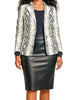 Walter Baker Walter Baker Kiki Grey Snake Blazer in M - Outerwear | Queen Anna House of Fashion Women's Luxury Fashion