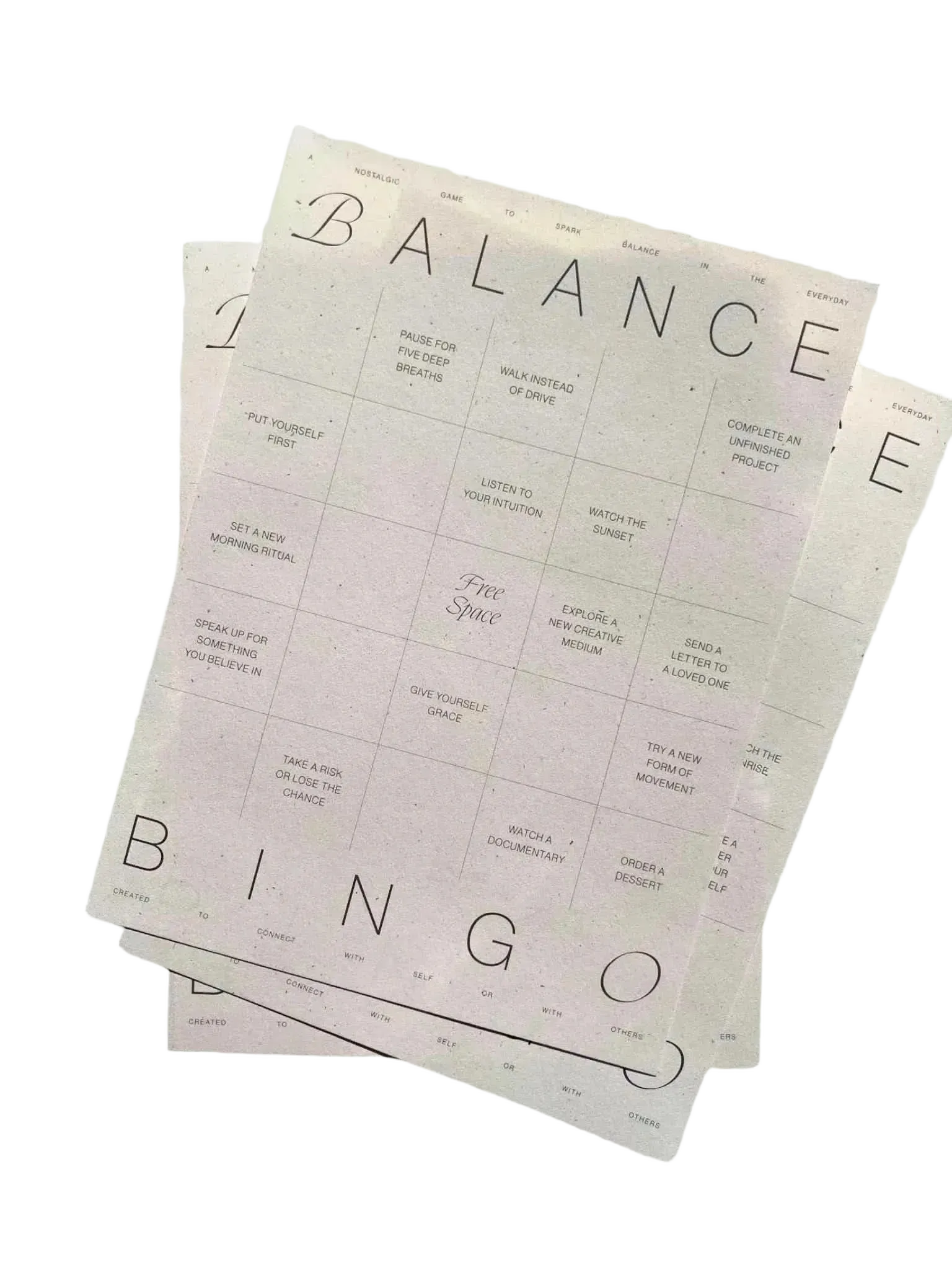 Wilde House Paper Wilde House Paper Balance Bingo Pad in Bingo Pad - Lifestyle | Queen Anna House of Fashion Women's Luxury Fashion