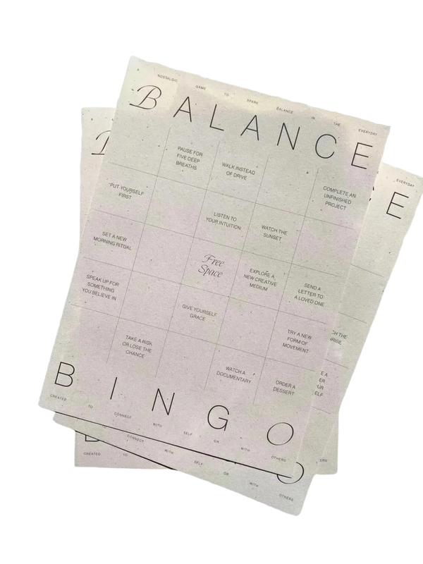 Wilde House Paper Wilde House Paper Balance Bingo Pad in Bingo Pad - Lifestyle | Queen Anna House of Fashion Women's Luxury Fashion