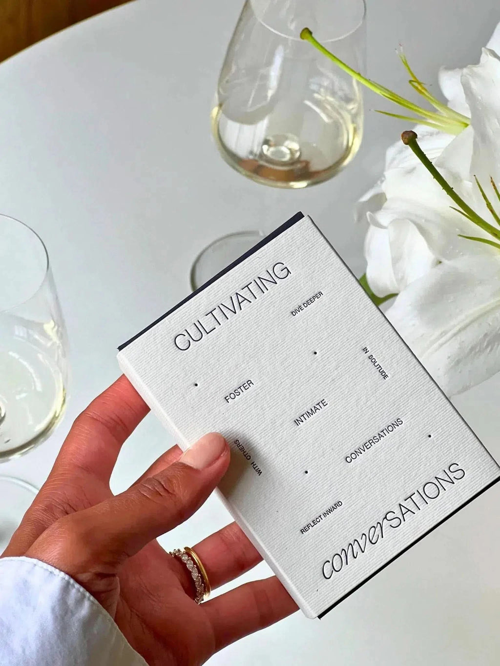 Wilde House Paper Wilde House Paper Cultivating Conversations Card Deck in Card Deck - Lifestyle | Queen Anna House of Fashion Women's Luxury Fashion