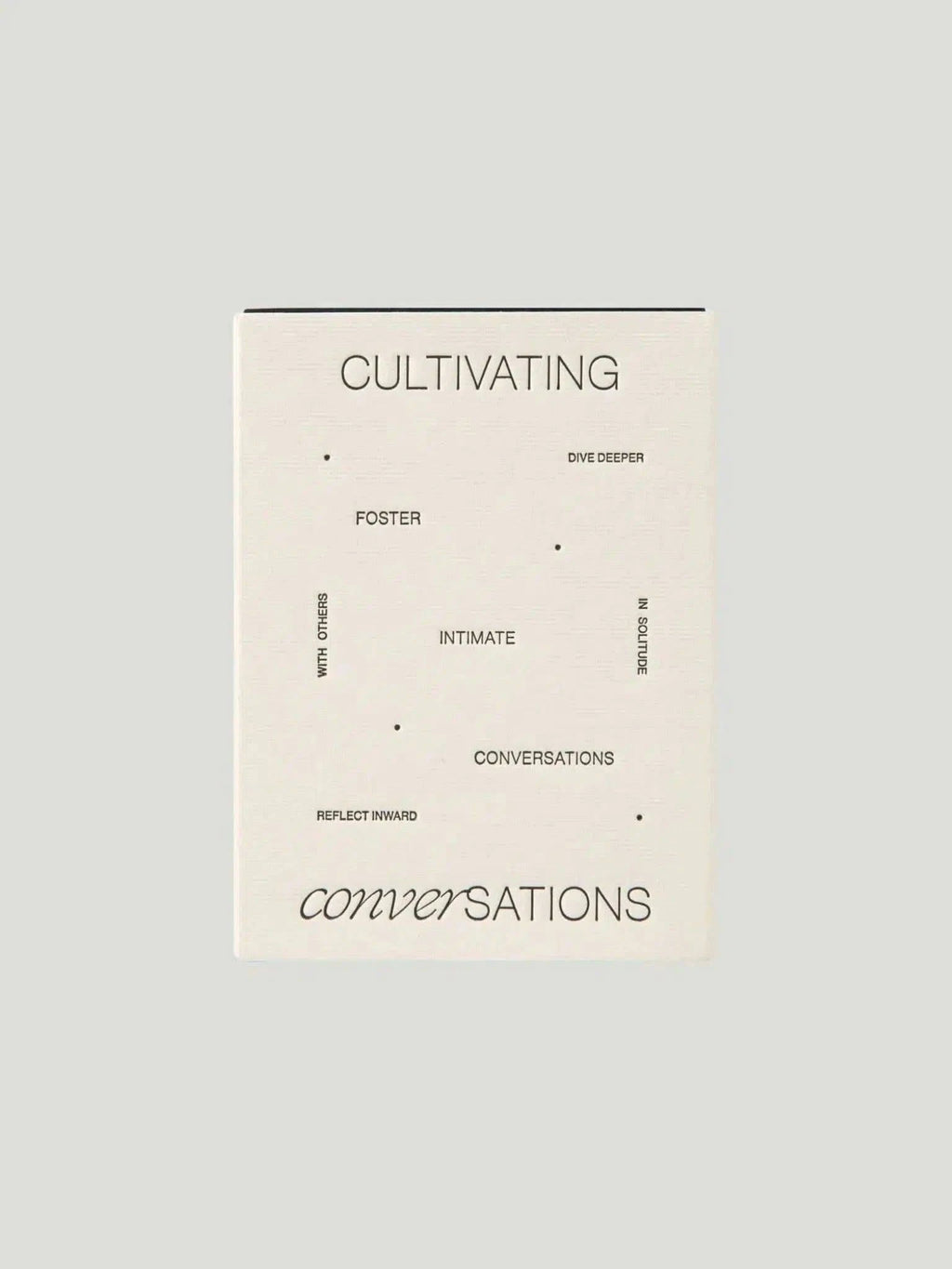 Wilde House Paper Wilde House Paper Cultivating Conversations Card Deck in Card Deck - Lifestyle | Queen Anna House of Fashion Women's Luxury Fashion