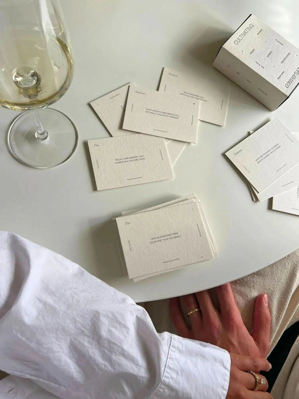 Wilde House Paper Wilde House Paper Cultivating Conversations Card Deck in Card Deck - Lifestyle | Queen Anna House of Fashion Women's Luxury Fashion