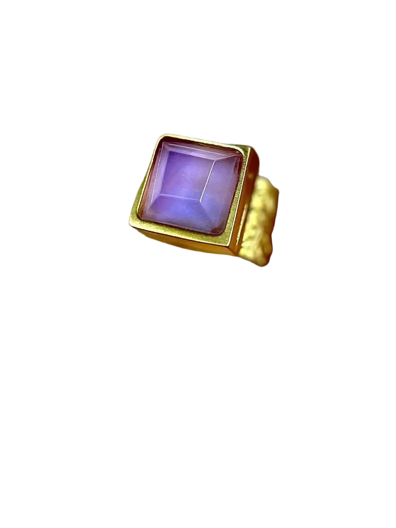 WILYMI Jewelry Co WILYMI Jewelry Amethyst Square Ring in Adjustable - Accessories | Queen Anna House of Fashion Women's Luxury Fashion