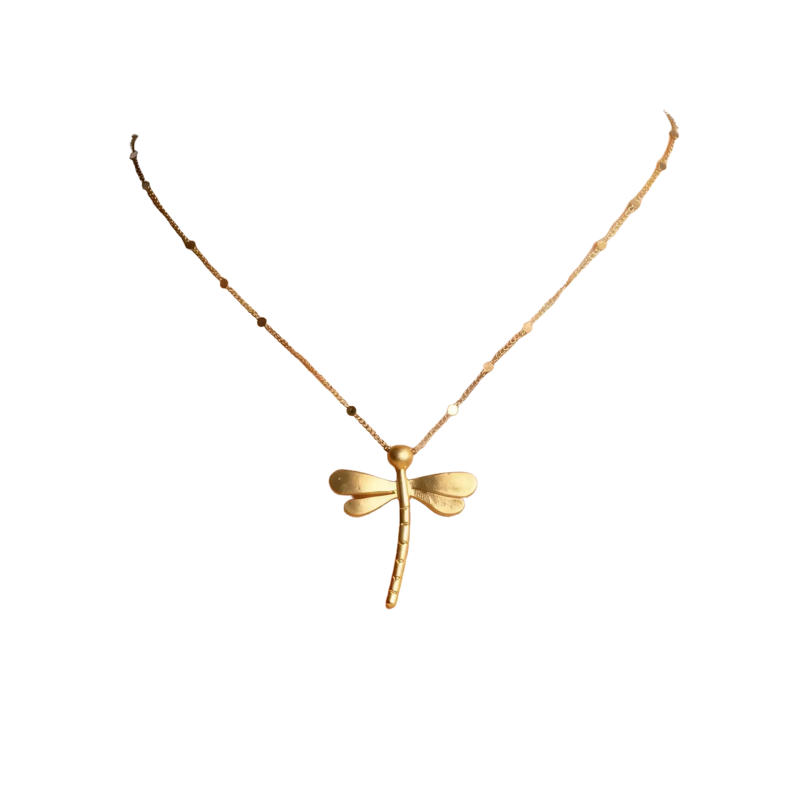 WILYMI Jewelry Co WILYMI Jewelry Co Limitless Mini Dragonfly Necklace in Gold - Accessories | Queen Anna House of Fashion Women's Luxury Fashion