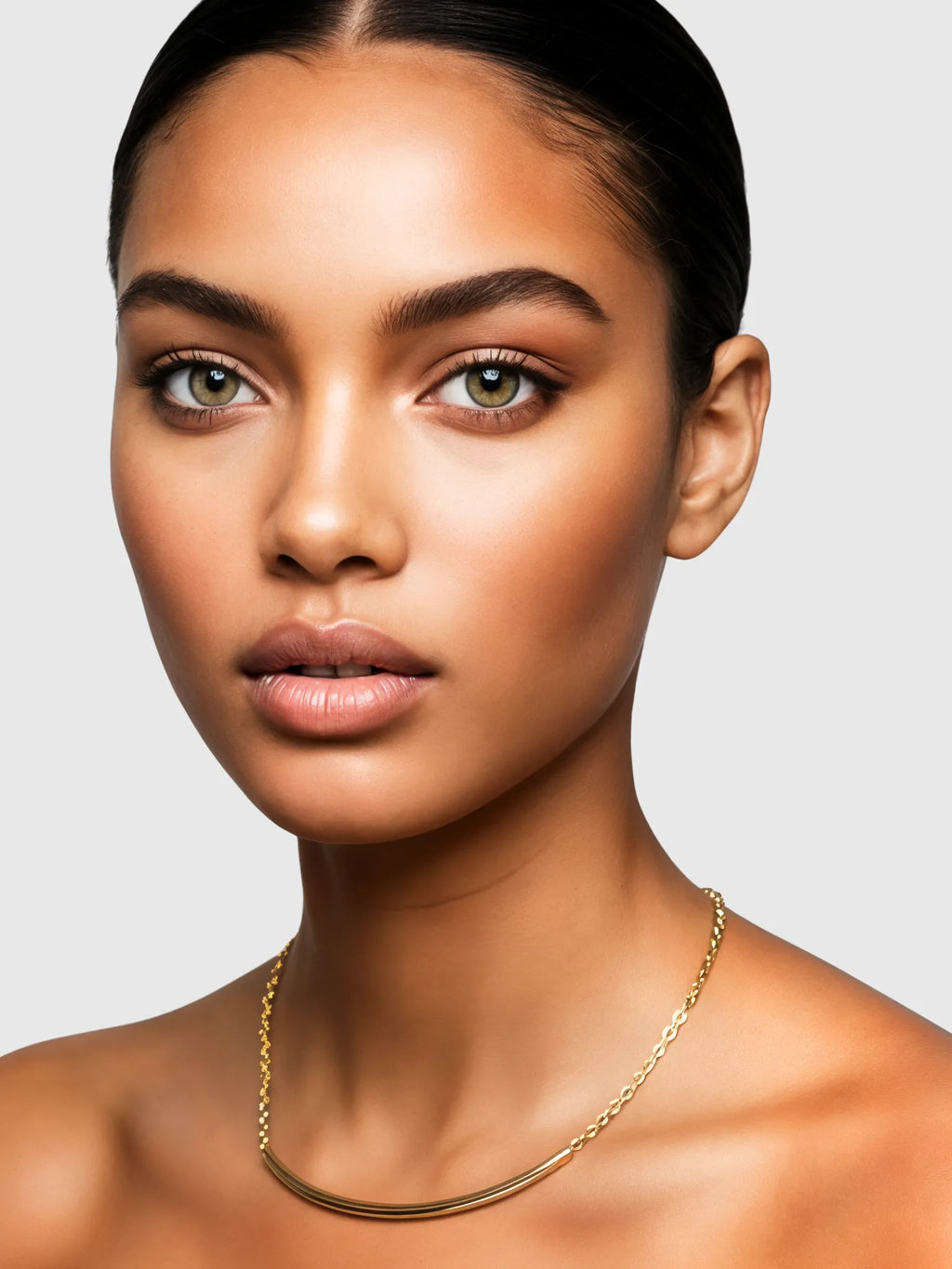 WILYMI Jewelry Co WILYMI Jewelry Co PRESENCE Armour Tube Necklace in Gold - Accessories | Queen Anna House of Fashion Women's Luxury Fashion