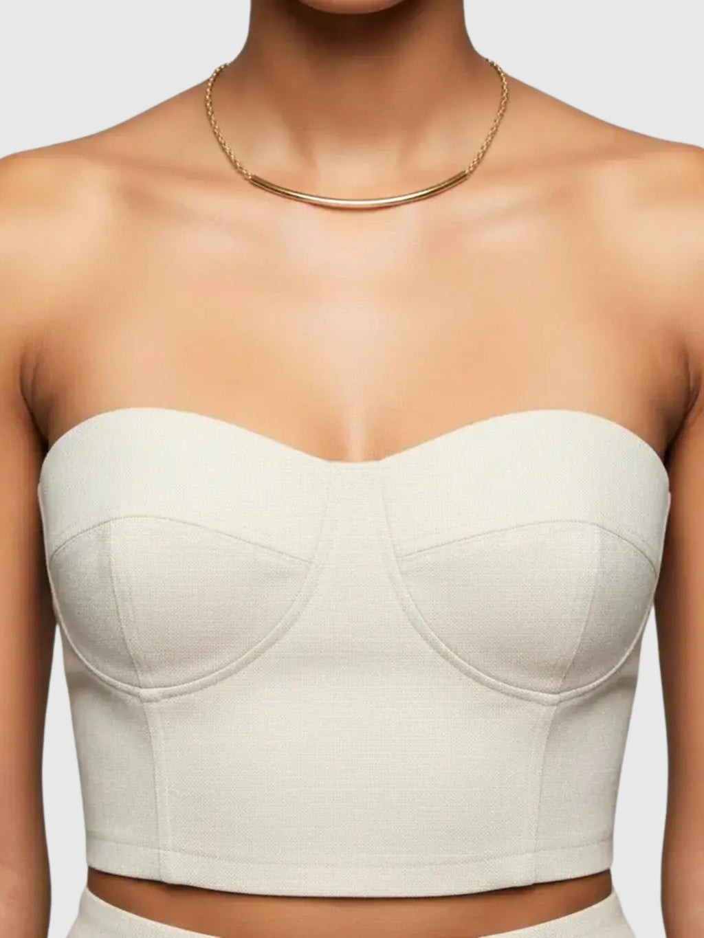 WILYMI Jewelry Co WILYMI Jewelry Co PRESENCE Armour Tube Necklace in Gold - Accessories | Queen Anna House of Fashion Women's Luxury Fashion