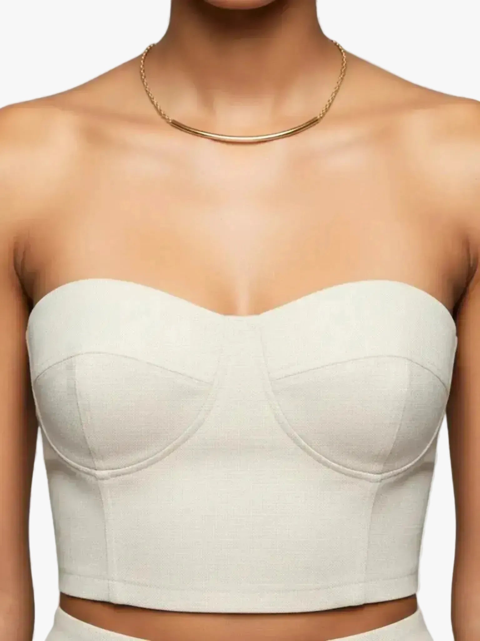 WILYMI Jewelry Co WILYMI Jewelry Co PRESENCE Armour Tube Necklace in Gold - Accessories | Queen Anna House of Fashion Women's Luxury Fashion