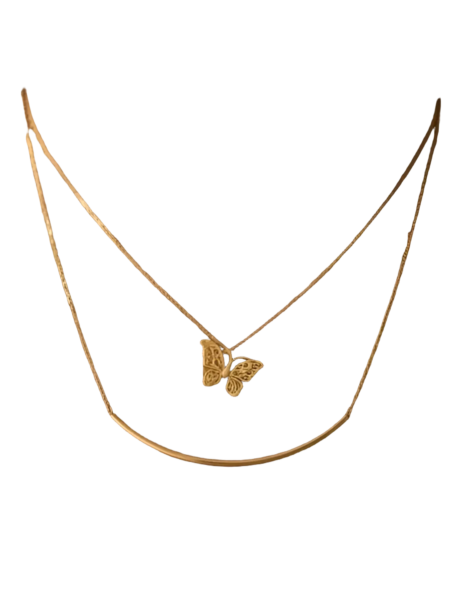 WILYMI Jewelry Co WILYMI Jewelry Co PRESENCE Armour Tube Necklace in Gold - Accessories | Queen Anna House of Fashion Women's Luxury Fashion