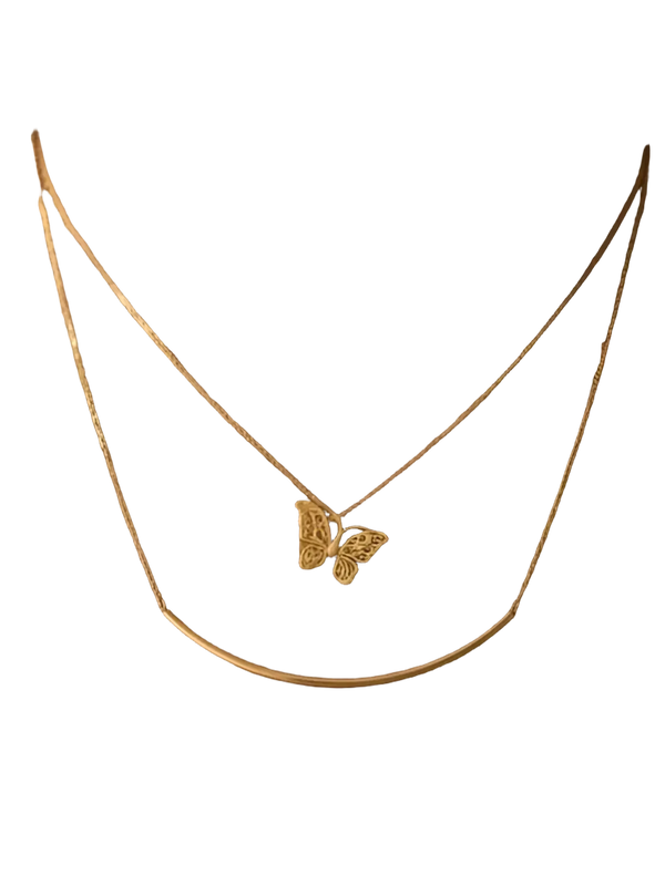 WILYMI Jewelry Co WILYMI Jewelry Co PRESENCE Armour Tube Necklace in Gold - Accessories | Queen Anna House of Fashion Women's Luxury Fashion