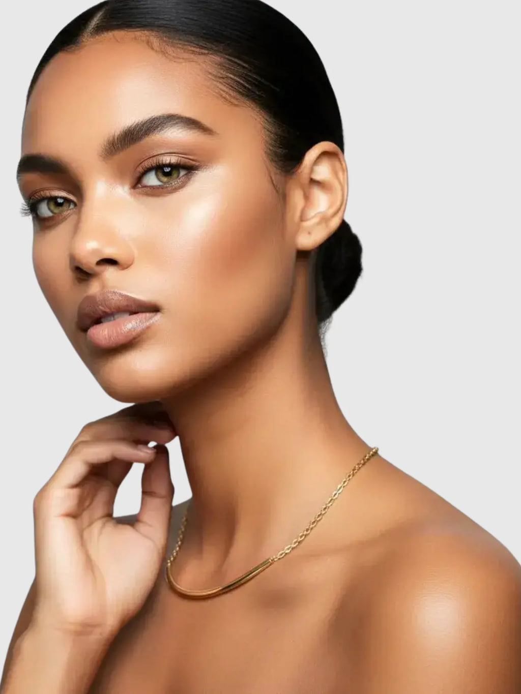 WILYMI Jewelry Co WILYMI Jewelry Co PRESENCE Armour Tube Necklace in Gold - Accessories | Queen Anna House of Fashion Women's Luxury Fashion