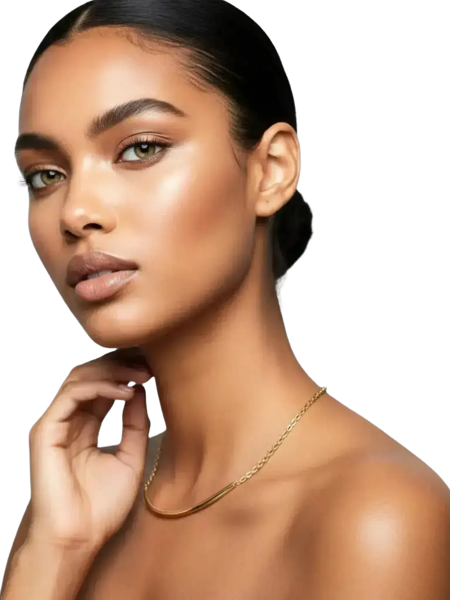 WILYMI Jewelry Co WILYMI Jewelry Co PRESENCE Armour Tube Necklace in Gold - Accessories | Queen Anna House of Fashion Women's Luxury Fashion