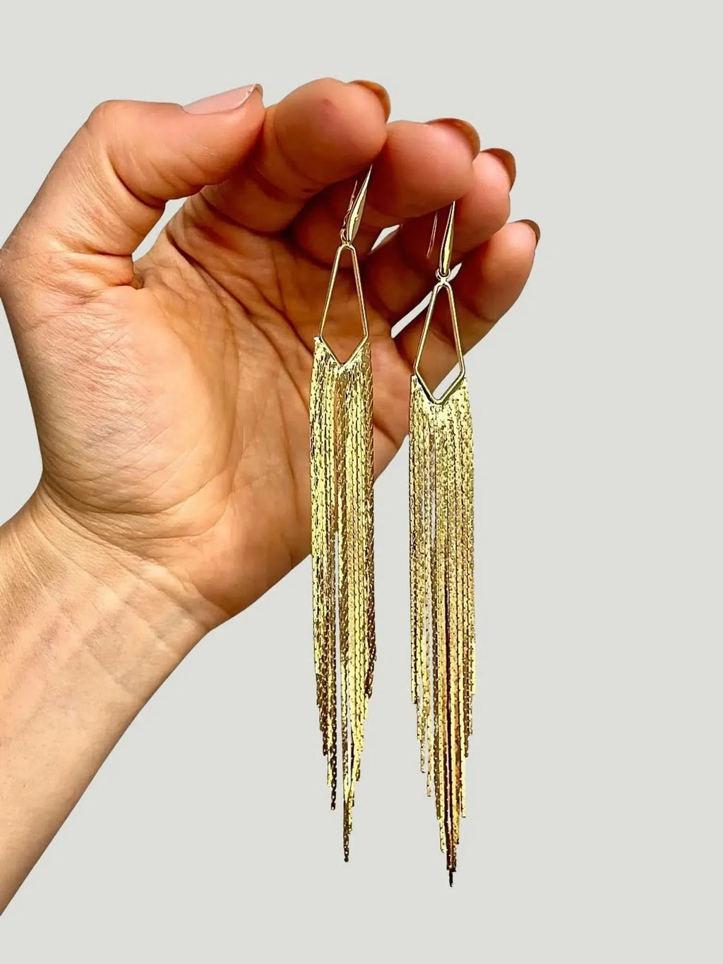 WILYMI Jewelry Co WILYMI Jewelry Fringe Earrings in Gold - Jewelry | Queen Anna House of Fashion Women's Luxury Fashion