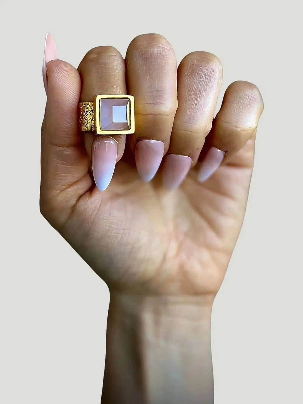 WILYMI Jewelry Co WILYMI Jewelry Rose Quartz Ring in 10mm - Accessories | Queen Anna House of Fashion Women's Luxury Fashion