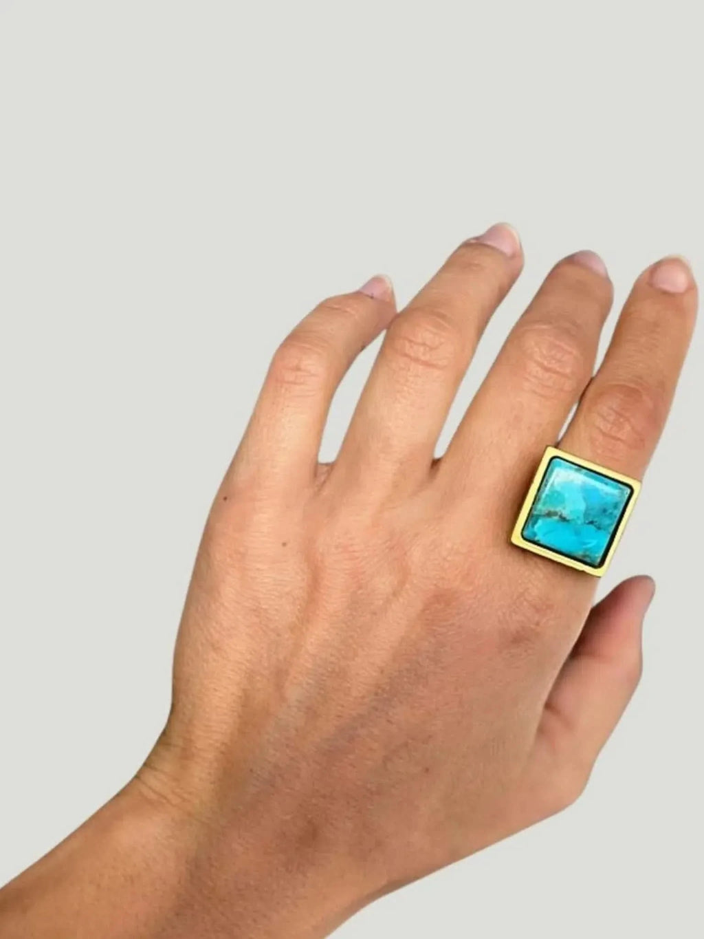 WILYMI Jewelry Co WILYMI Jewelry Turquoise Ring in 16mm - Accessories | Queen Anna House of Fashion Women's Luxury Fashion