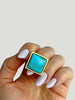WILYMI Jewelry Co WILYMI Jewelry Turquoise Ring in 16mm - Accessories | Queen Anna House of Fashion Women's Luxury Fashion