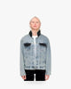 Wren + Glory '4EVA LOVED' Hand Painted Denim Jacket - Queen Anna House of Fashion